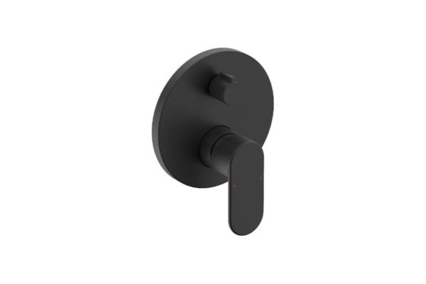 SOLACE (1312) Shower Mixer Concealed wDivert Single Lever -MBLK