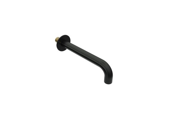 STILO Bath Wall Spout 200mm (1415) -MBLK