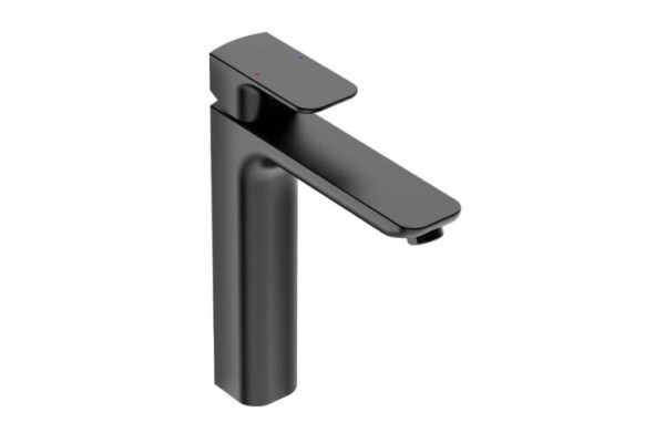 VALOUR (2205) Basin Mixer Single Lever 210mm -MBLK