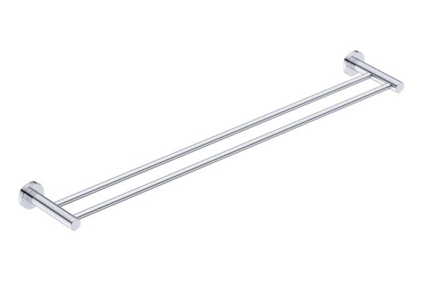 LAVISH Double Towel Rail 800mm (2385) -CHRM