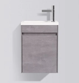 ENZO 400mm - SINGLE DOOR & BASIN CONCRETE