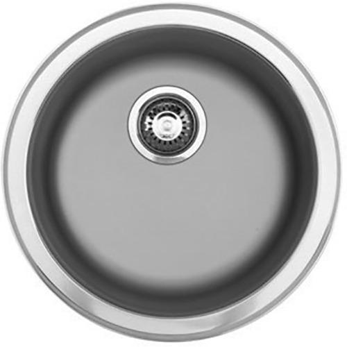 FRANKE Rondo RDX610-45 Prep Bowl  With No Tap Landing, (90mm Waste - No Overflow)