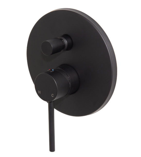 Neo Black Concealed Diverter Mixer