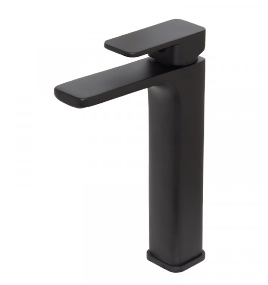 Shore Black High Basin Mixer 210mm