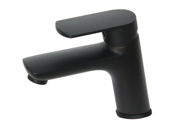 Spring - Black 80mm Basin Mixer