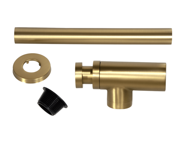 SA01070A Bottle Trap Round Brass