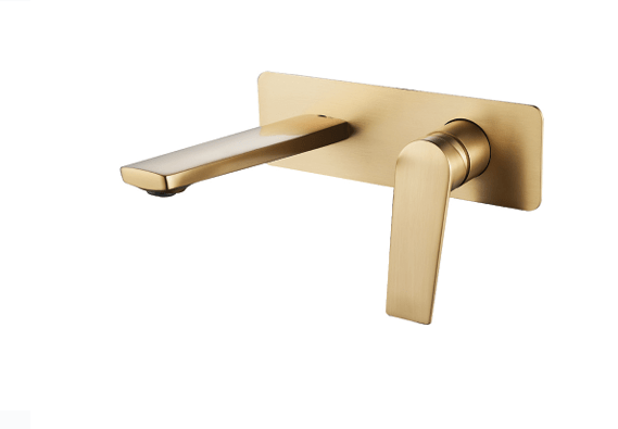 SL220VIWBR Vita Satin Brass Wall-type Basin Mixer
