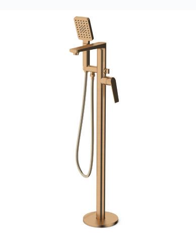 SL500VIBR Vita Satin Brass Freestanding Bath Mixer