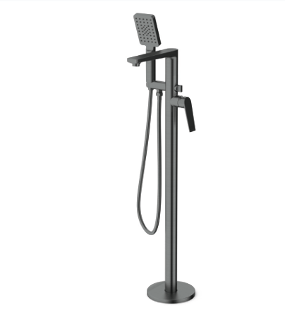 SL500VIG Vita Graphite Freestanding Bath Mixer
