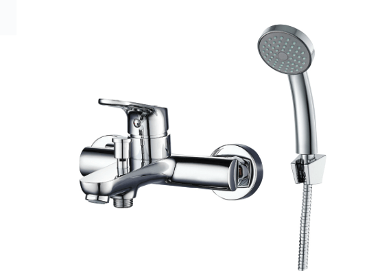 ONEX BATH MIXER C/W H/SHOWER HOSE & W/BRACKET