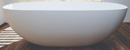 Amsterdam Bath 1800 NOF Pearl White