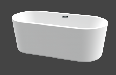 CAYMAN ONE PIECE FREE STANDING BATH WHITE