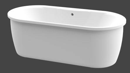 BMF28 EDINBURGH SKIRTED BATH WHT