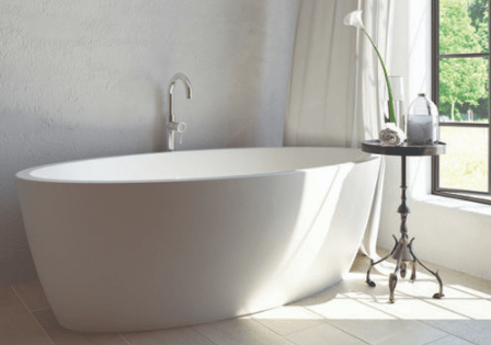 Maya Bath NOF Pearl White