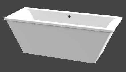 BMF45 PRAVIA 1700 SKIRTED BATH WHT